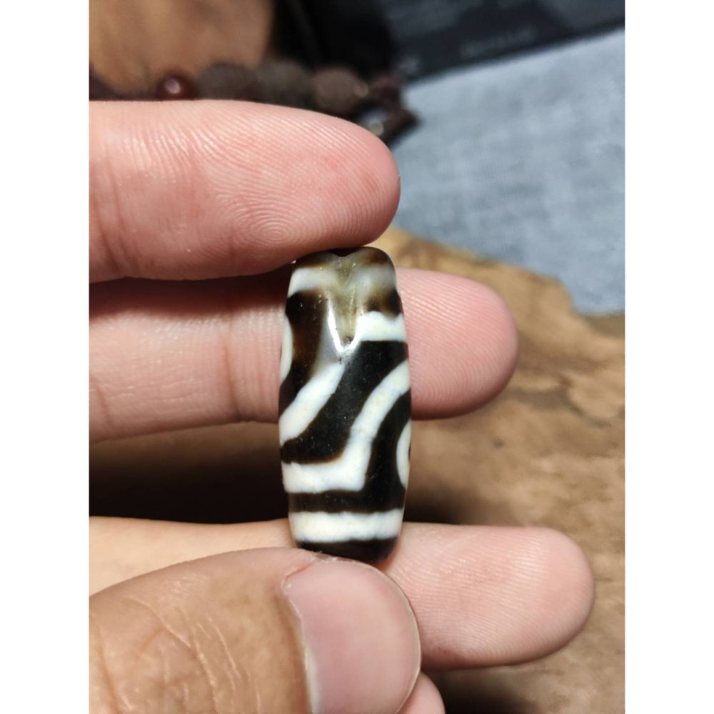 老山腳 至純兩眼天珠 yzi424-細節圖2