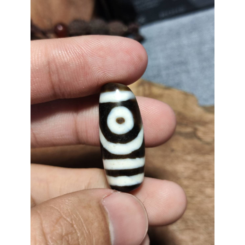 老山腳 至純兩眼天珠 yzi424-細節圖3