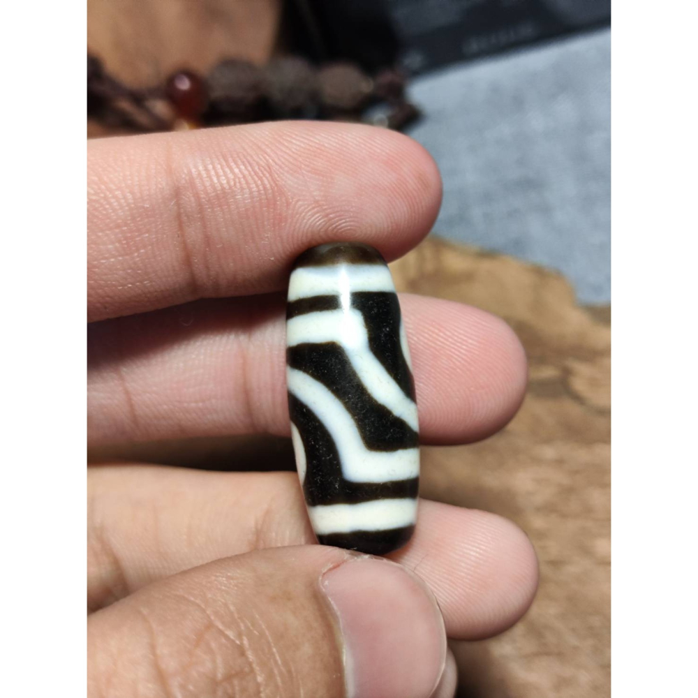 老山腳 至純兩眼天珠 yzi424-細節圖4