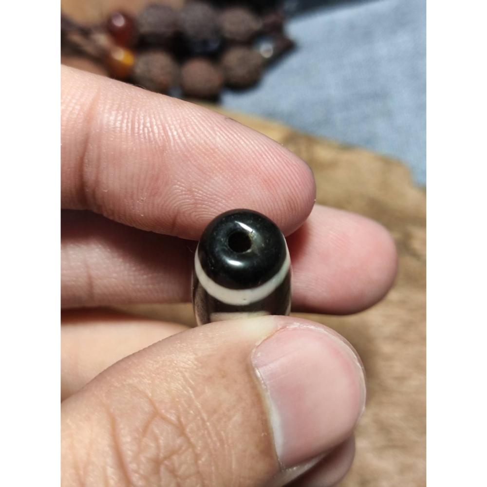 老山腳 至純兩眼天珠 yzi424-細節圖6