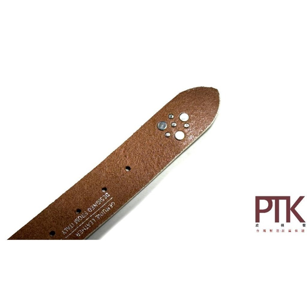 進口牛皮女帶G390-34(NG商品超特價)(台灣製造、CP質高)【PTK皮條客】-細節圖6