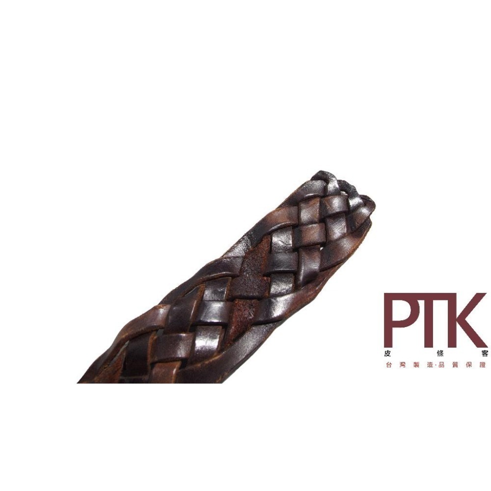 編織進口牛皮女帶G390-28(台灣製造、NG商品超低價)【PTK皮條客】-細節圖5