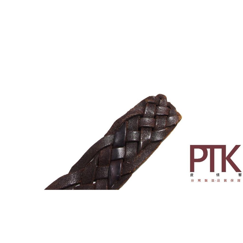 編織進口牛皮女帶G390-28(台灣製造、NG商品超低價)【PTK皮條客】-細節圖6