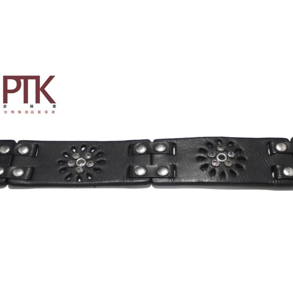 進口牛皮女帶G390-2(台灣製造、NG商品超低價)【PTK皮條客】-細節圖3