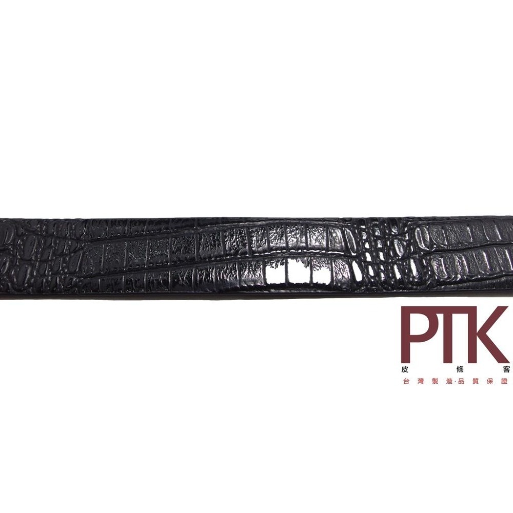 掀蓋式二層牛皮自動皮帶G490-1【PTK皮條客】-細節圖5