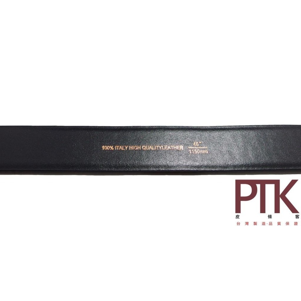 掀蓋式二層牛皮自動皮帶G490-1【PTK皮條客】-細節圖6