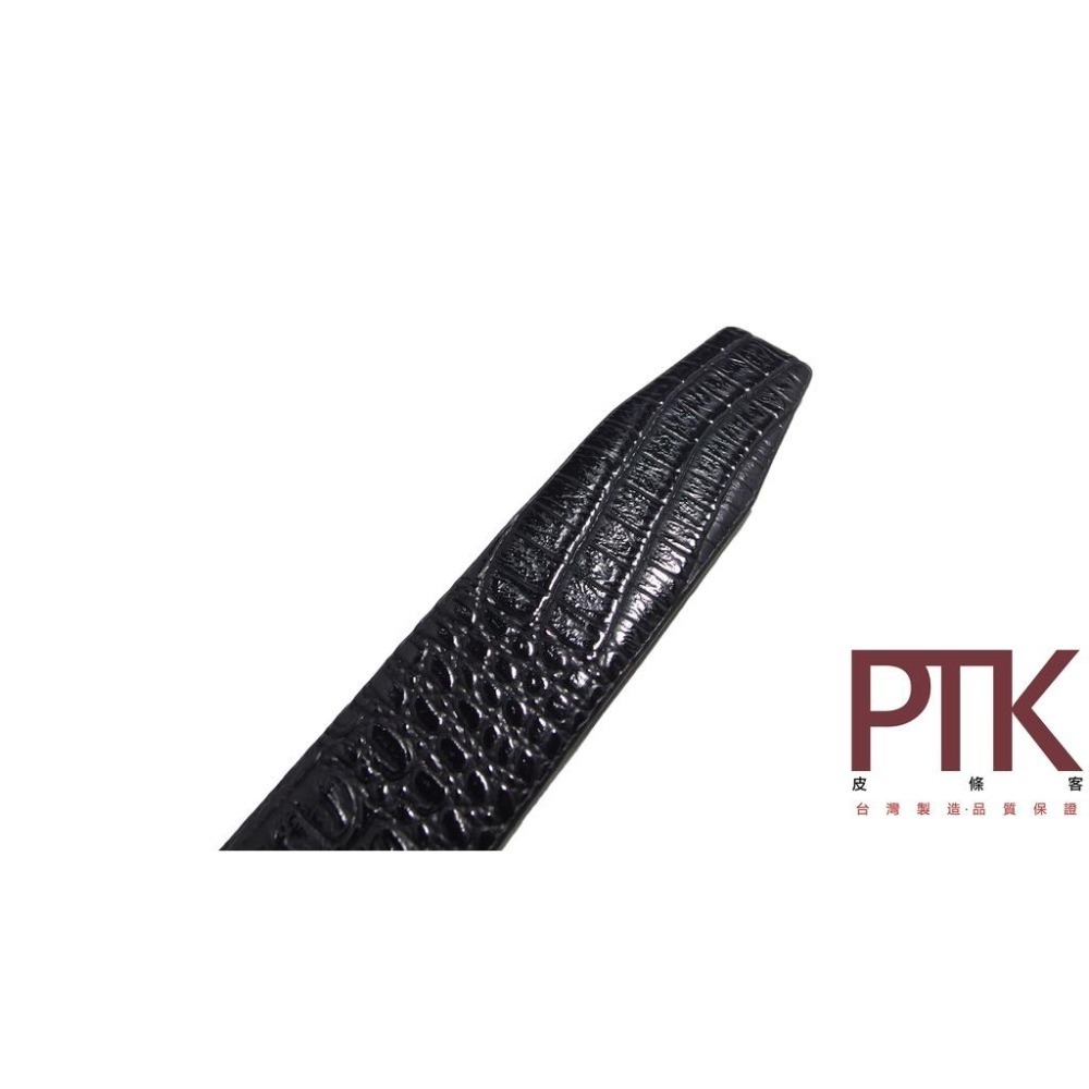 掀蓋式二層牛皮自動皮帶G490-1【PTK皮條客】-細節圖7