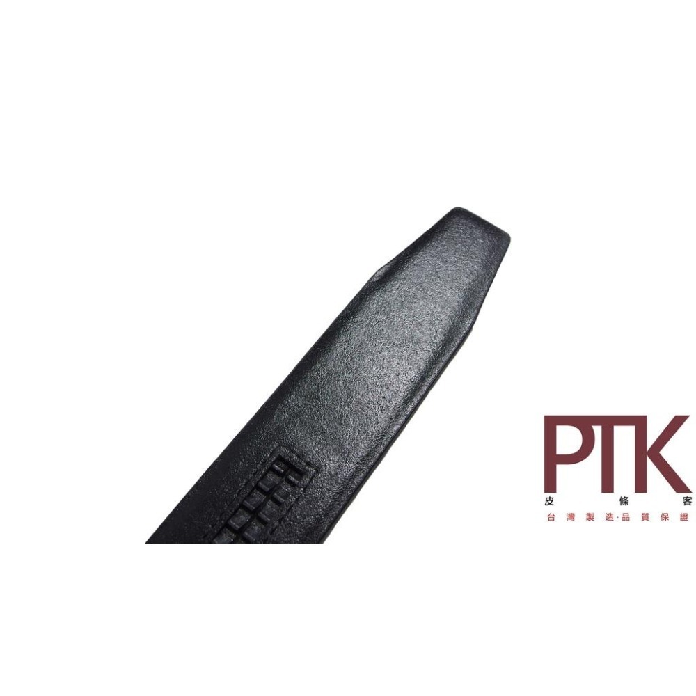 掀蓋式二層牛皮自動皮帶G490-1【PTK皮條客】-細節圖8