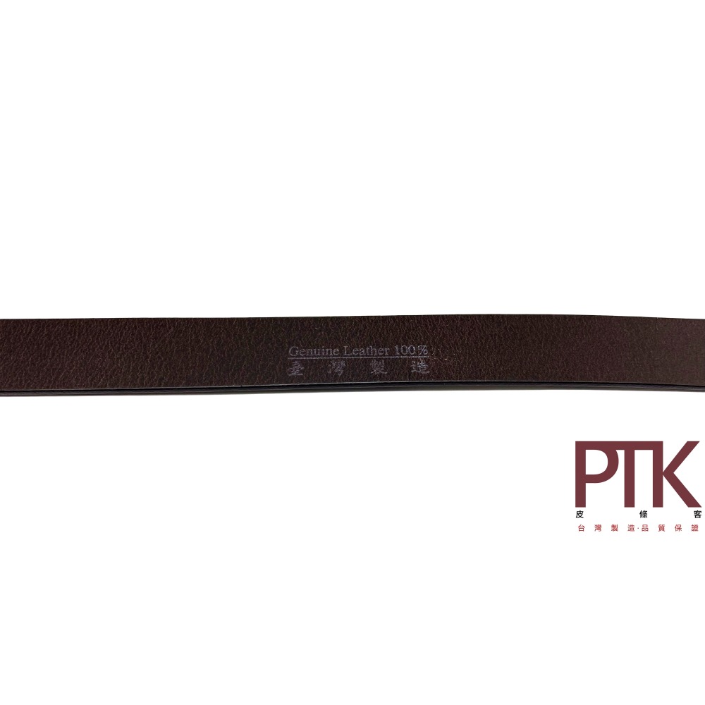單層牛皮帶身BS350-12(台灣製造、CP質高)【PTK皮條客】-細節圖3
