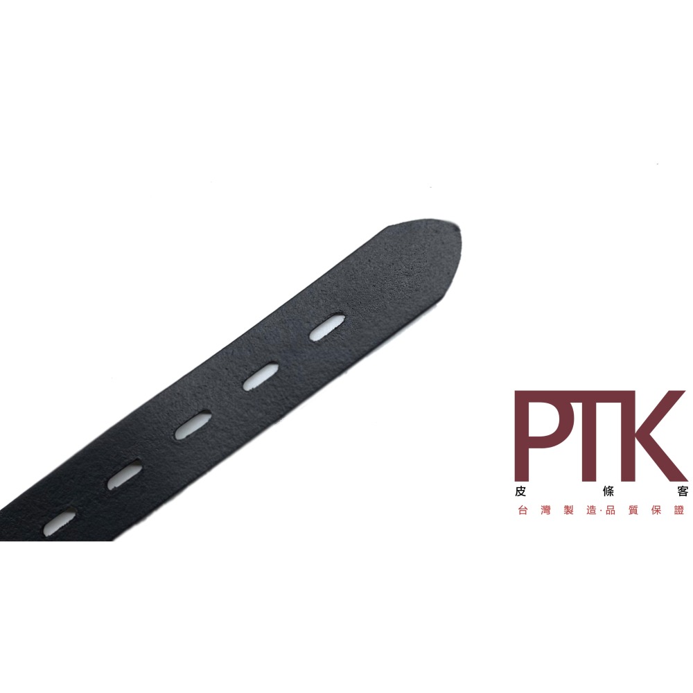 單層牛皮皮帶(全洞)690-1(台灣製造、CP質高)【PTK皮條客】-細節圖5