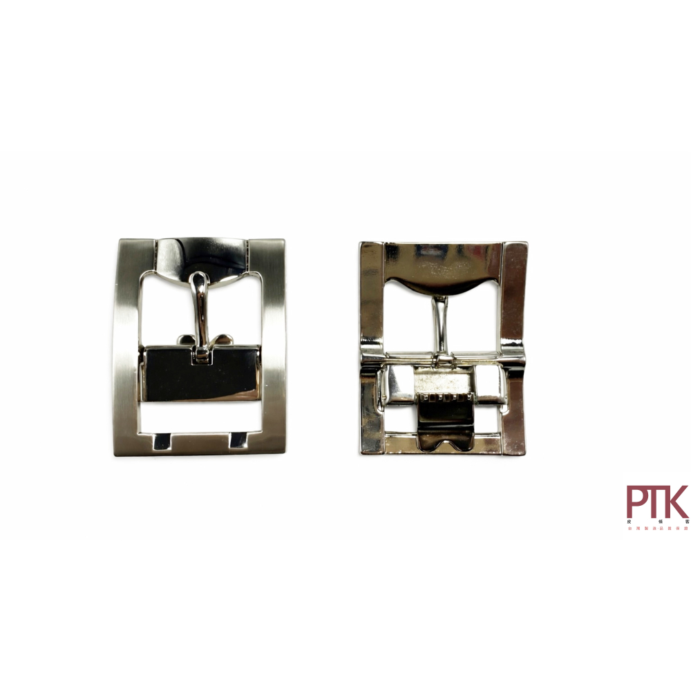 合金帶扣、皮帶頭(夾式日型)BB60-26(台灣製造、CP質高)【PTK皮條客】-細節圖2