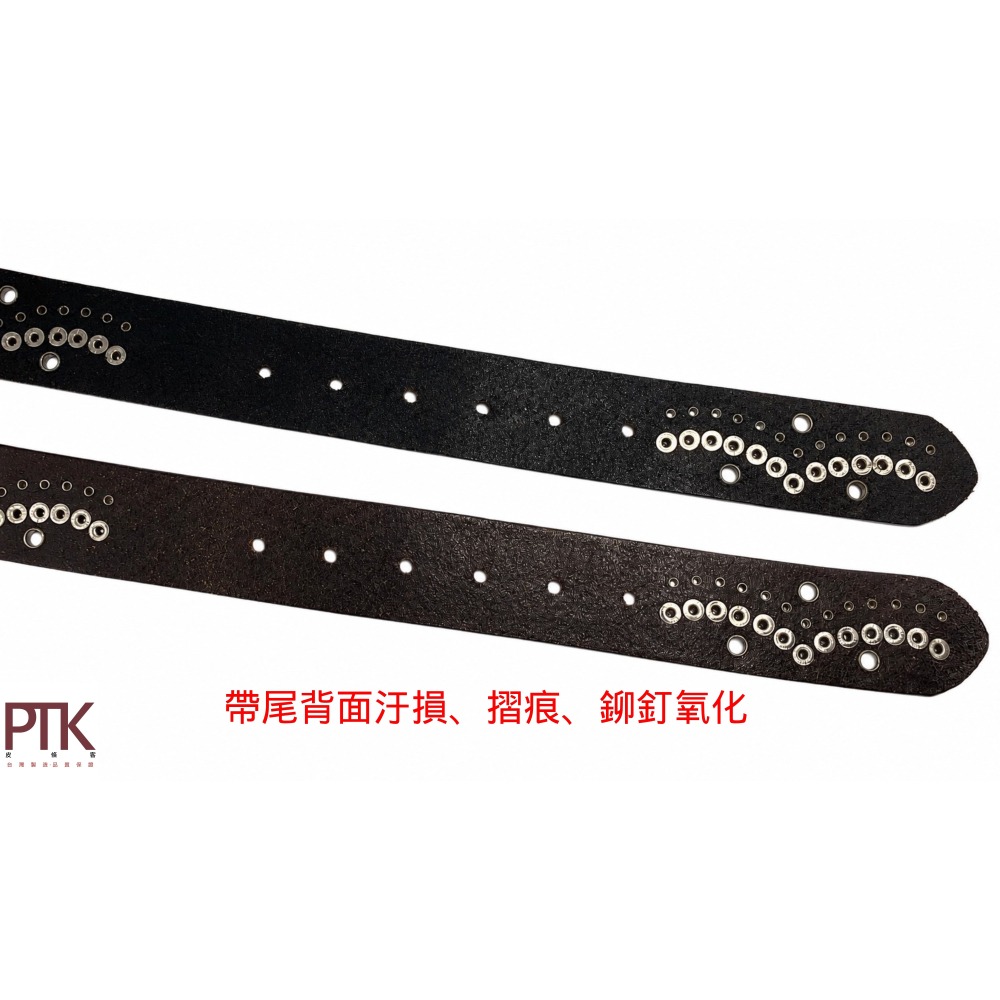 進口牛皮皮帶G390-66~G390-67(台灣製造、NG商品超低價)【PTK皮條客】-細節圖7