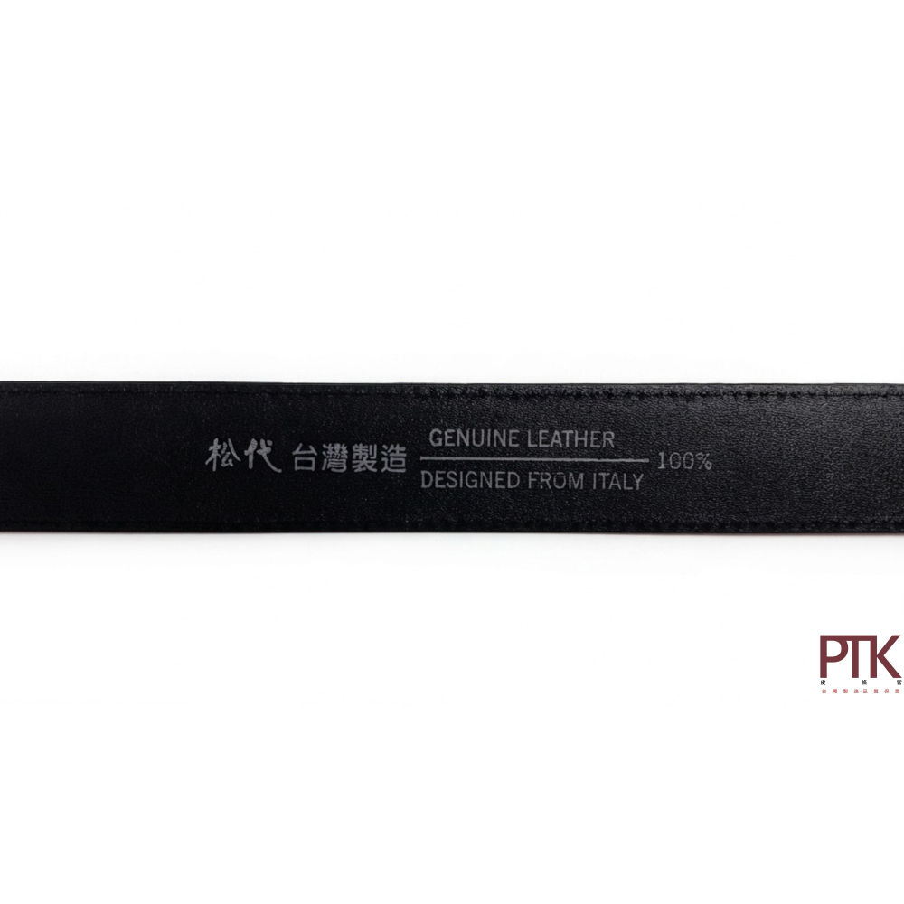 二層牛皮自動皮帶身(變形蟲圖騰) BS400-3【PTK皮條客】-細節圖5