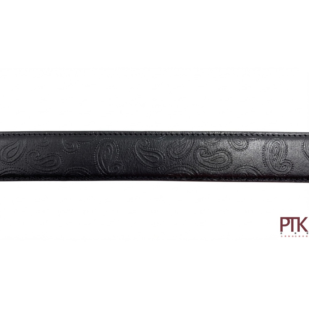 二層牛皮自動皮帶身(變形蟲圖騰) BS400-3【PTK皮條客】-細節圖3