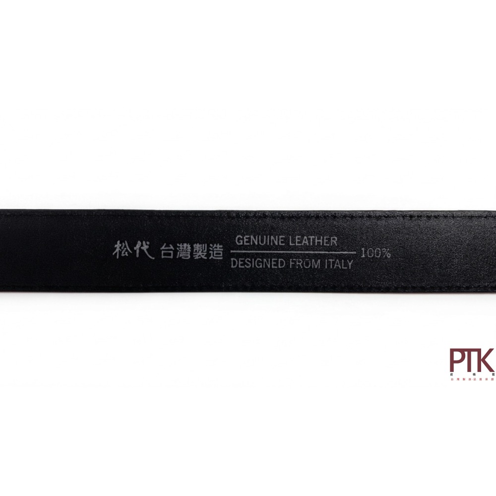 二層牛皮自動皮帶身(變形蟲圖騰) BS400-3【PTK皮條客】-細節圖5