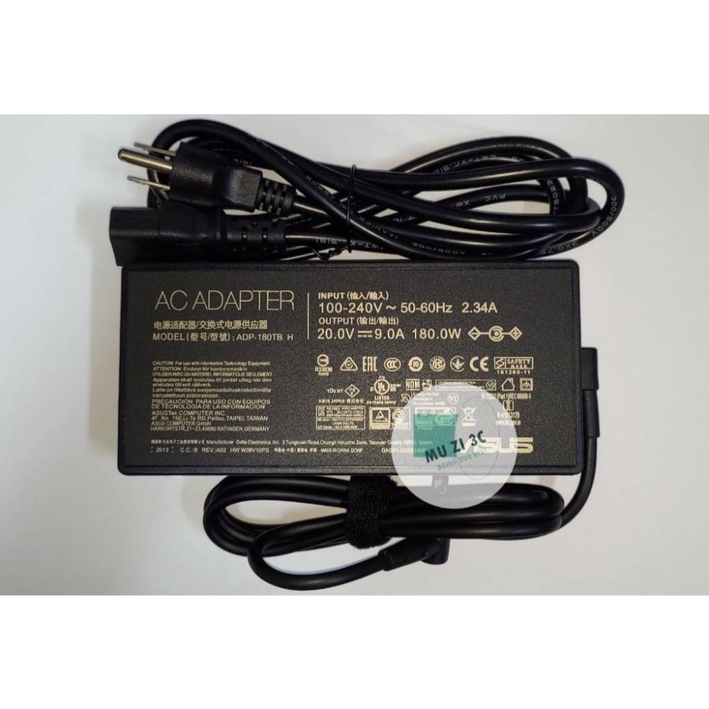 適用【ROG】變壓器 20V 9A 孔徑6.0*3.7mm 帶針型 筆電變壓器 充電器 ADP-180 / 180W-細節圖6