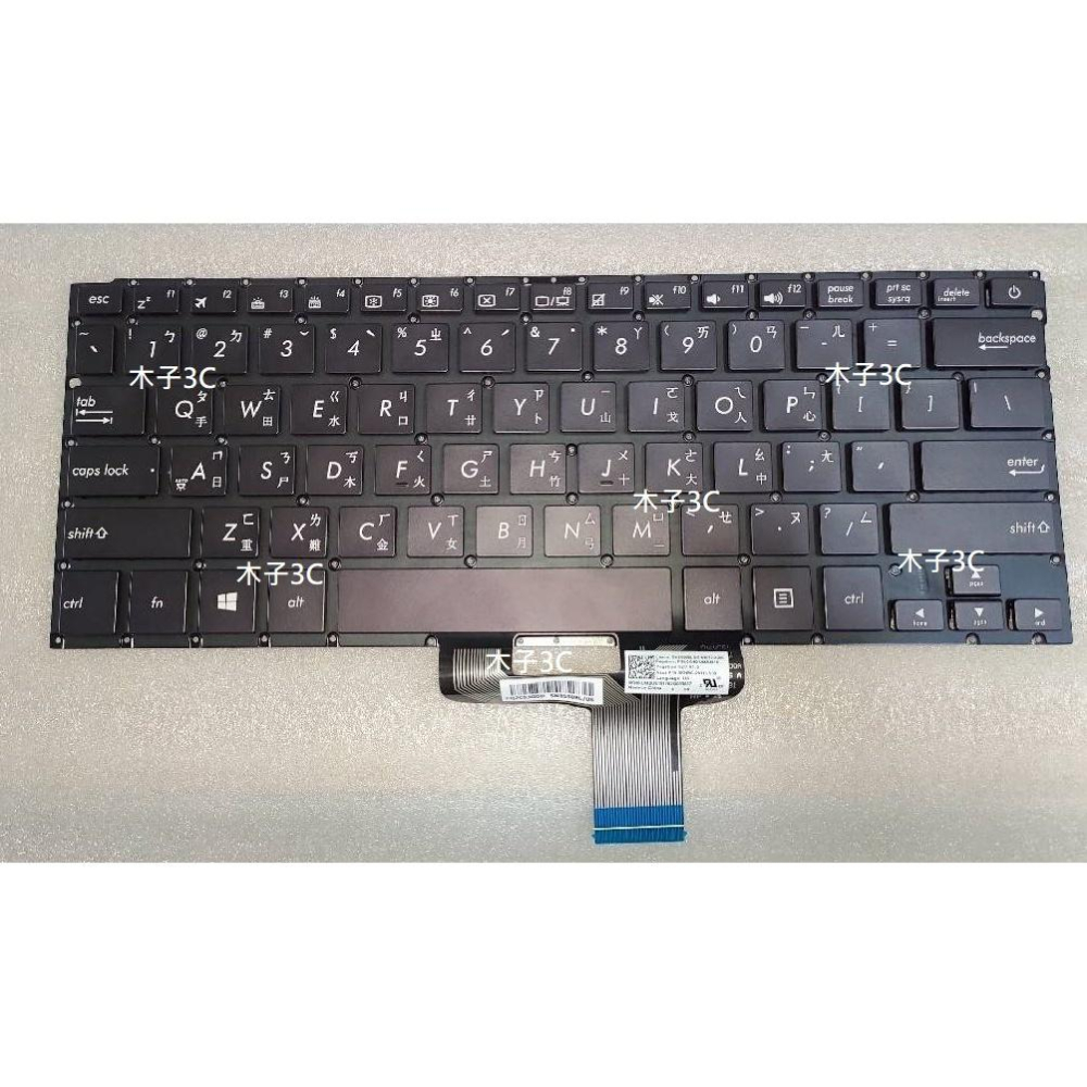 【木子3C】ASUS UX310 / UX310U / BX310U 筆電繁體鍵盤 有背光 注音-細節圖2