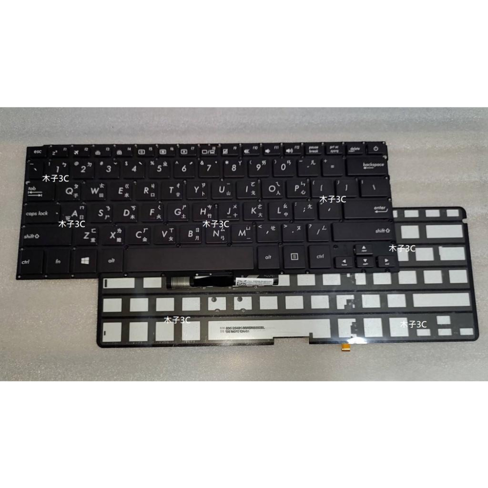 【木子3C】ASUS UX310 / UX310U / BX310U 筆電繁體鍵盤 有背光 注音-細節圖7