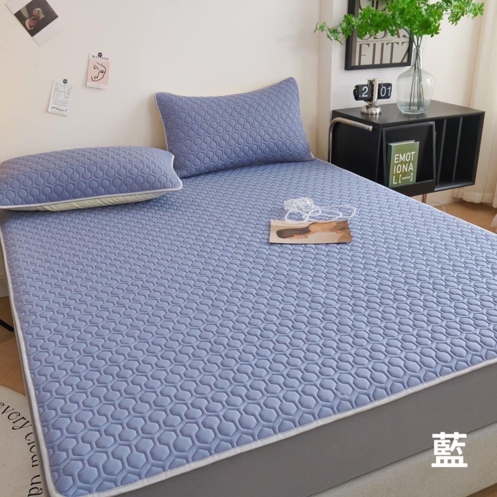 【台灣現貨】全台獨家👉🏻冰糯乳膠同款床包三件組  乳膠夾層雙倍柔軟（限宅配）-規格圖5