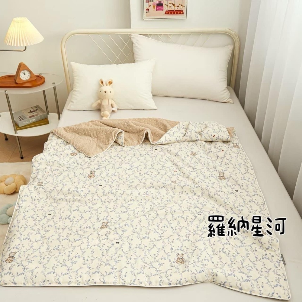 【台灣現貨】純棉雙層紗兒童冬被 韓國玉米棉 🌽 100X150cm-規格圖6