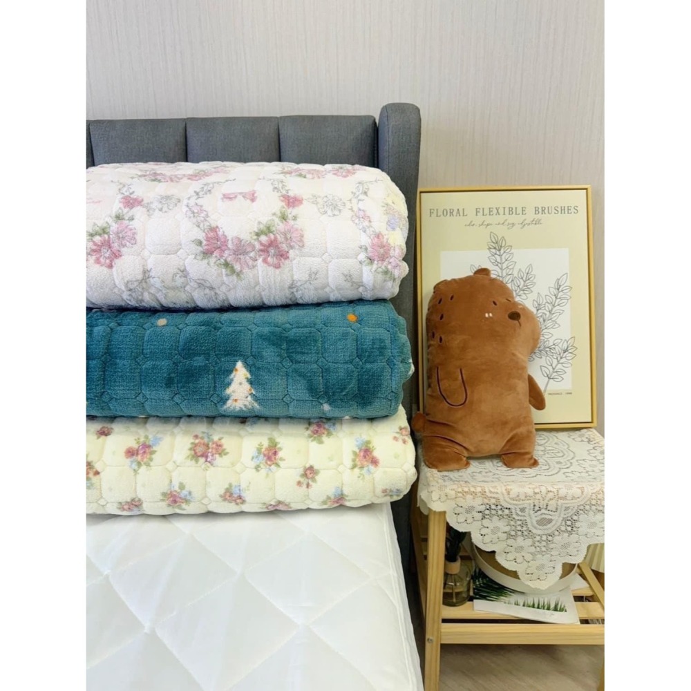 【台灣現貨】抗靜電牛奶絨蓄熱墊🔥高克重牛奶絨.高密度.不易掉毛親膚保暖又舒適-細節圖6