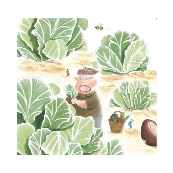 螢火蟲．我和爸爸系列 我們一起買菜去-細節圖4