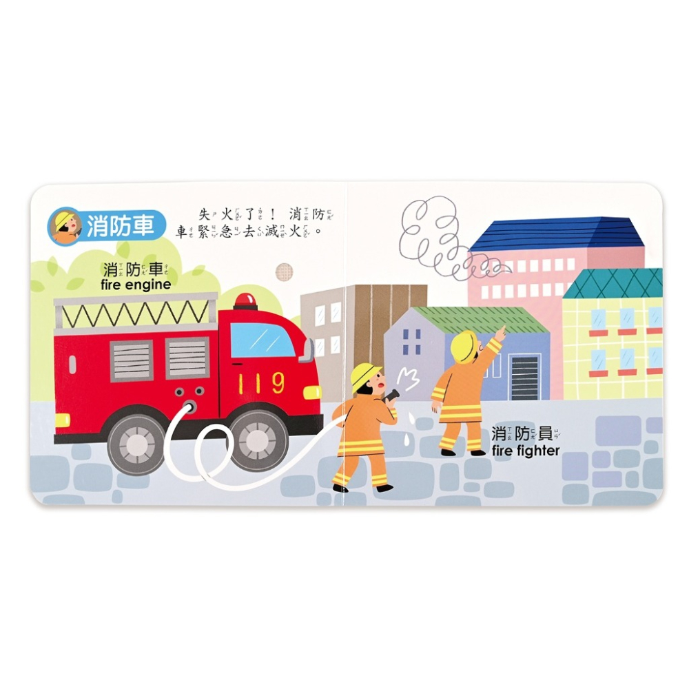 風車．小手按按有聲書－交通工具-細節圖3