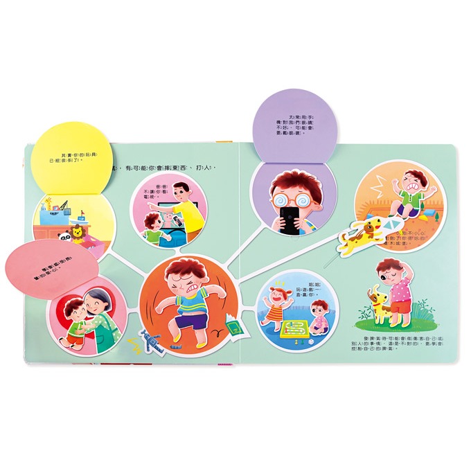 風車．幼兒情緒管理互動遊戲書－跟壞脾氣說拜拜-細節圖4