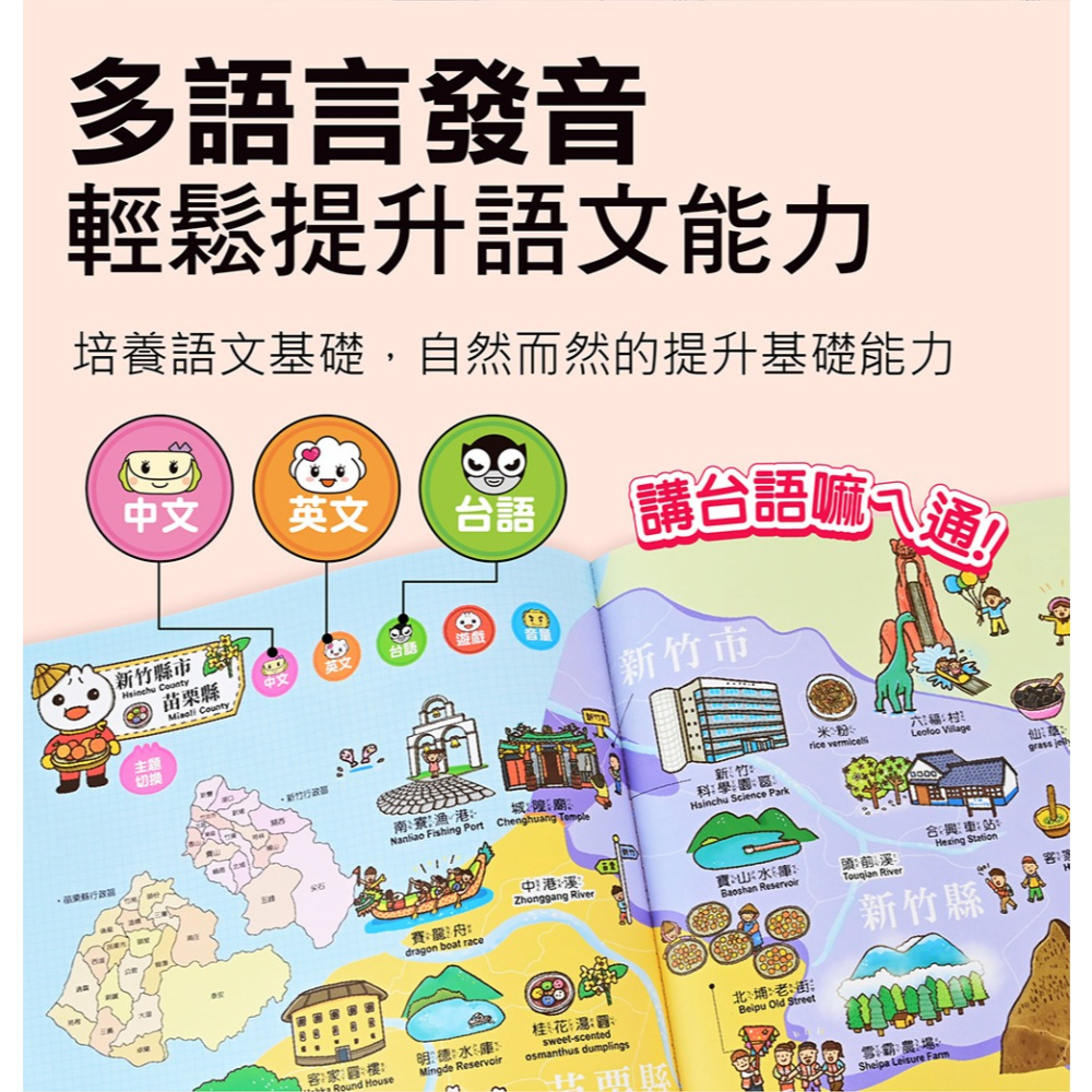 風車．FOOD超人小手點讀台灣地圖百科-細節圖5