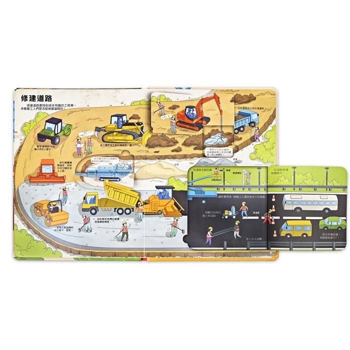 風車．趣味科學知識翻翻書－揭秘建築工地-細節圖4