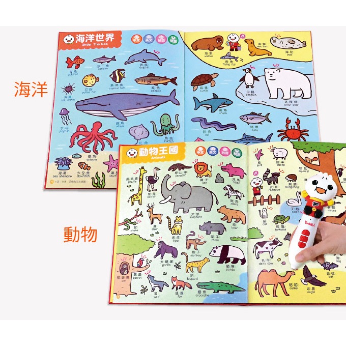 風車．中英台點讀百科：1200個單字+100句會話+20首歌謠-細節圖5