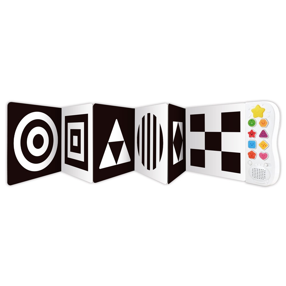 風車．啟發幼兒腦力視覺音樂書－黑與白-細節圖3