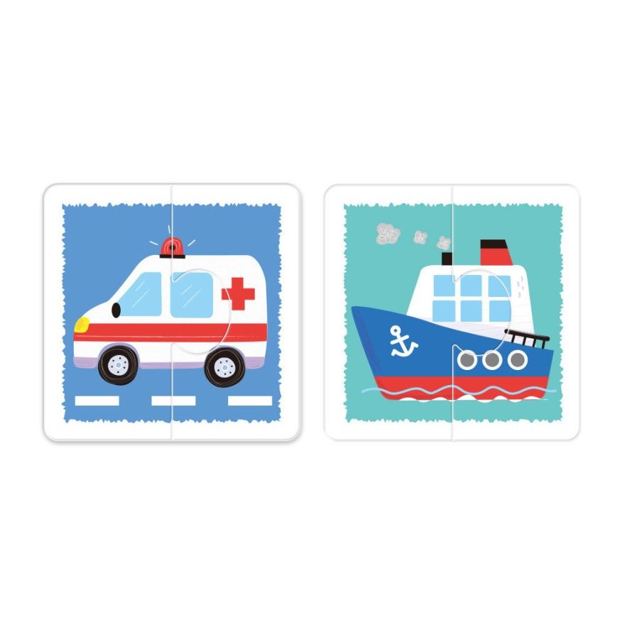 京采．寶寶的第一套拼圖遊戲：交通工具認知學習拼圖-細節圖3