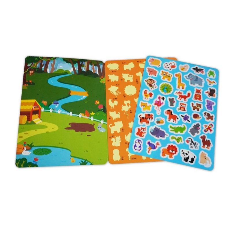 京采．創意好玩大場景果凍貼紙書－動物樂園果凍貼-細節圖2