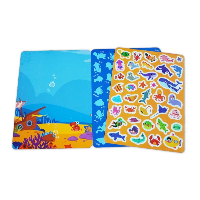 京采．創意好玩大場景果凍貼紙書－海底世界果凍貼-細節圖2