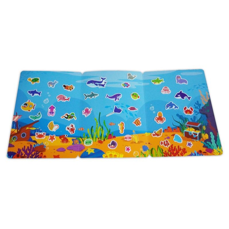 京采．創意好玩大場景果凍貼紙書－海底世界果凍貼-細節圖3