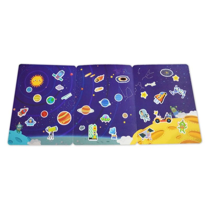 京采．創意好玩大場景果凍貼紙書－宇宙探險果凍貼-細節圖3