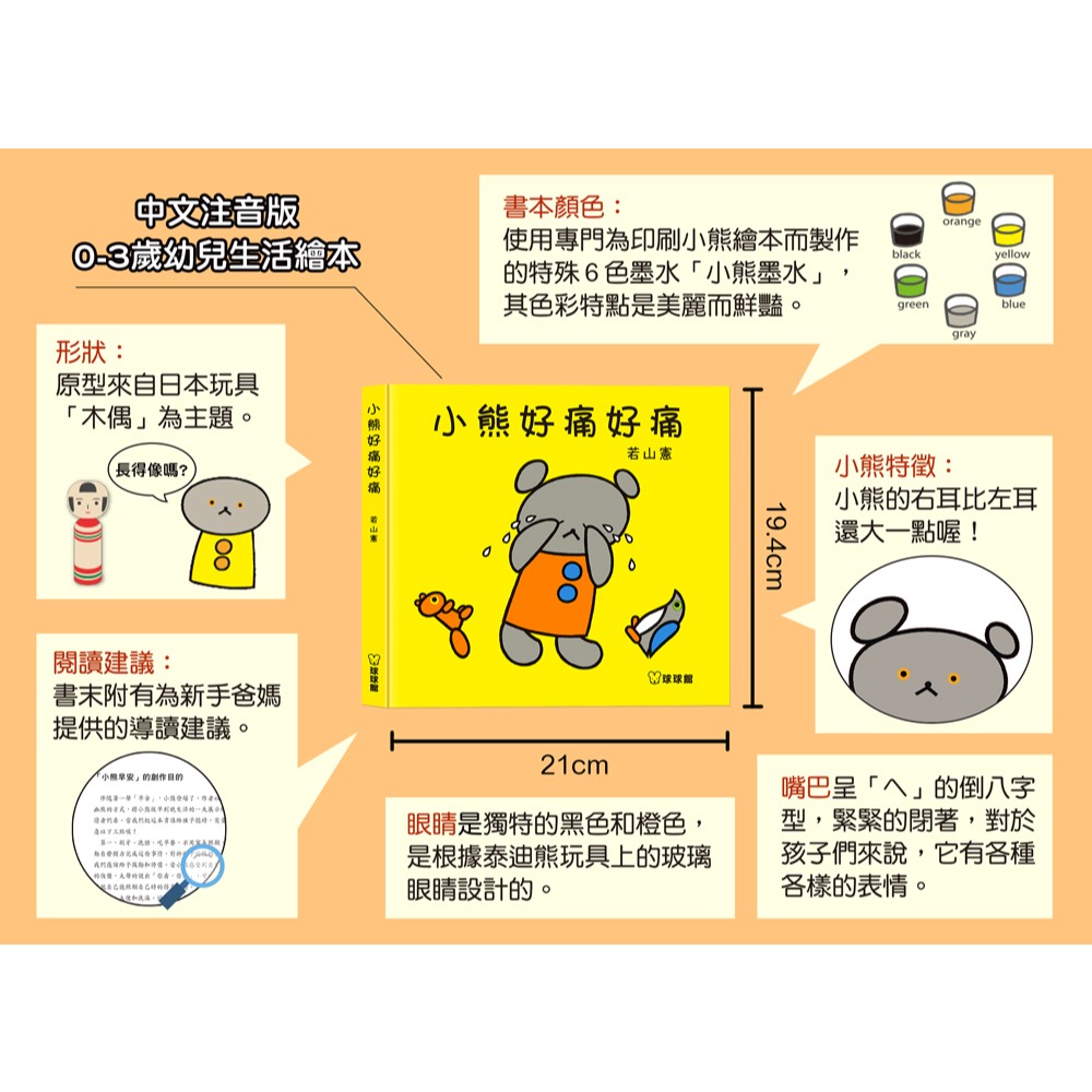 球球館．小熊好痛好痛-細節圖5