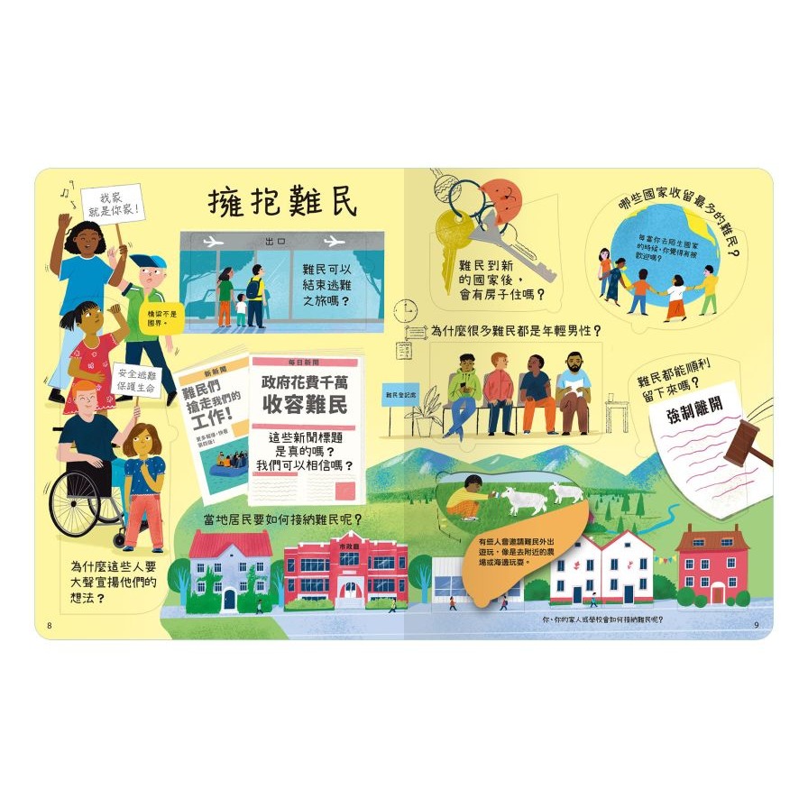 禾流．想問什麼翻翻書－關於難民你想知道什麼？-細節圖3