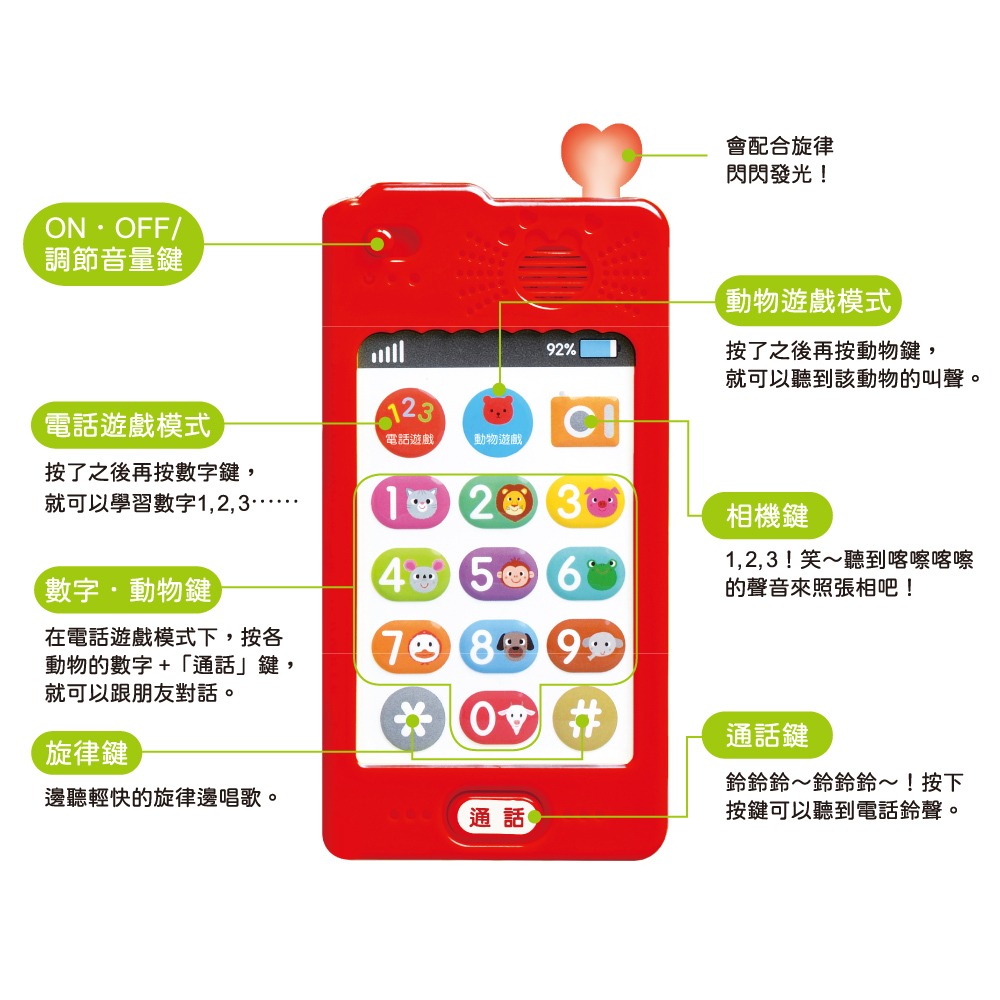 華碩．說話遊戲BABY PHONE-細節圖4