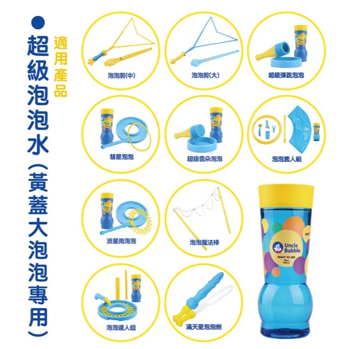 Uncle Bubble 安可堡．超級泡泡水補充袋 3776ml-細節圖2