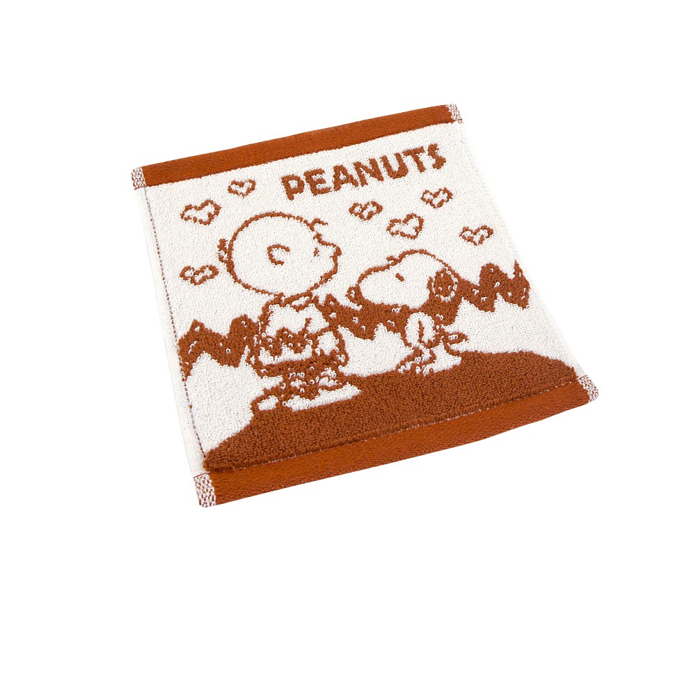 SNOOPY史努比-【超值4條組】MIT純棉撞色緹花小方巾_22*22cm_麻吉款 SN003【MORINO】-規格圖6