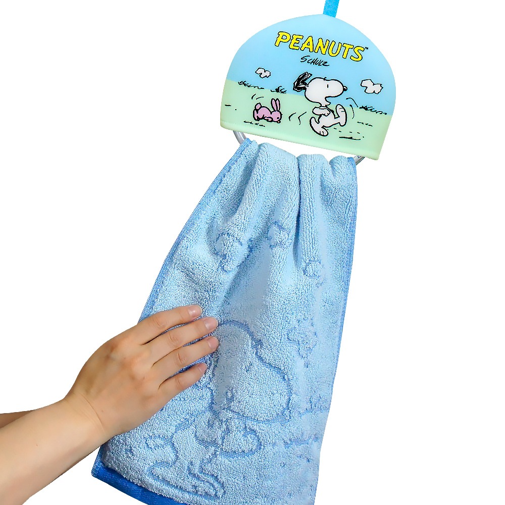 SNOOPY史努比- MIT掛環式造型擦手巾_單條 SN001【MORINO】-細節圖6