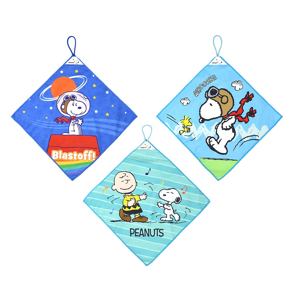 SNOOPY史努比- (超值3入組)超細纖維超吸水印花擦拭巾/擦手巾_35*35cm 806~8【MORINO】-規格圖8