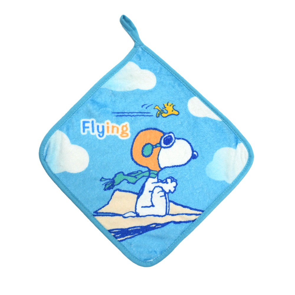 SNOOPY史努比【超值9入組】超細纖維印花小方巾 SN812-11~19【MORINO】-規格圖11