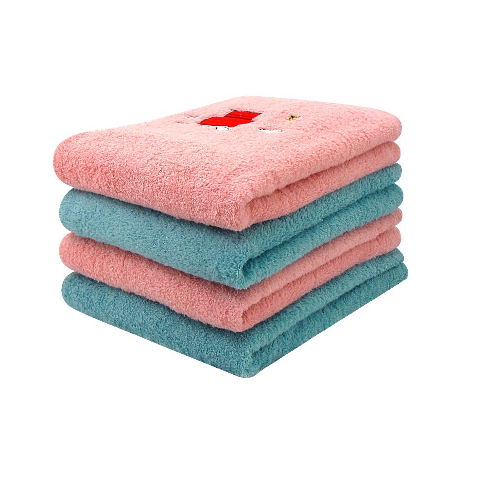 SNOOPY史努比- (超值2條組)MIT經典紅屋刺繡純棉浴巾_70*130cm SN401【MORINO】-細節圖5