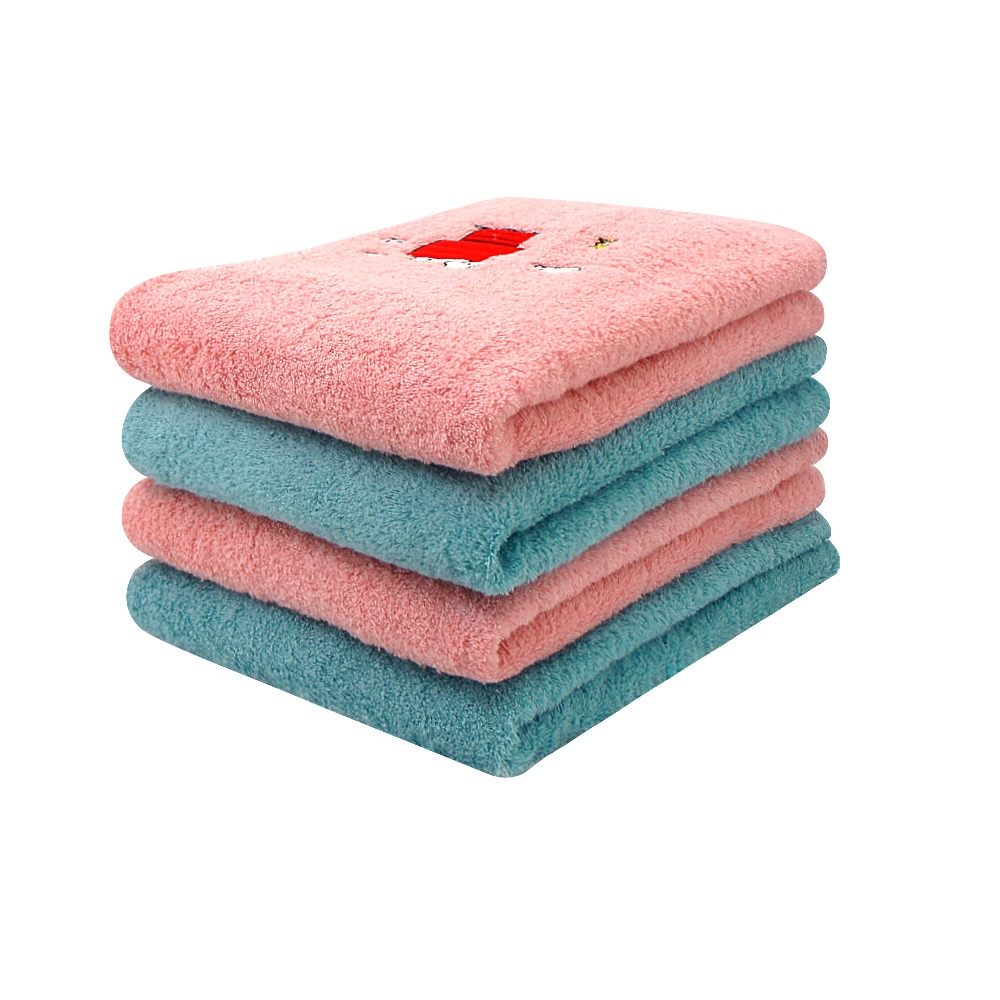 SNOOPY史努比- (超值2條組)MIT經典紅屋刺繡純棉浴巾_70*130cm SN401【MORINO】-細節圖5