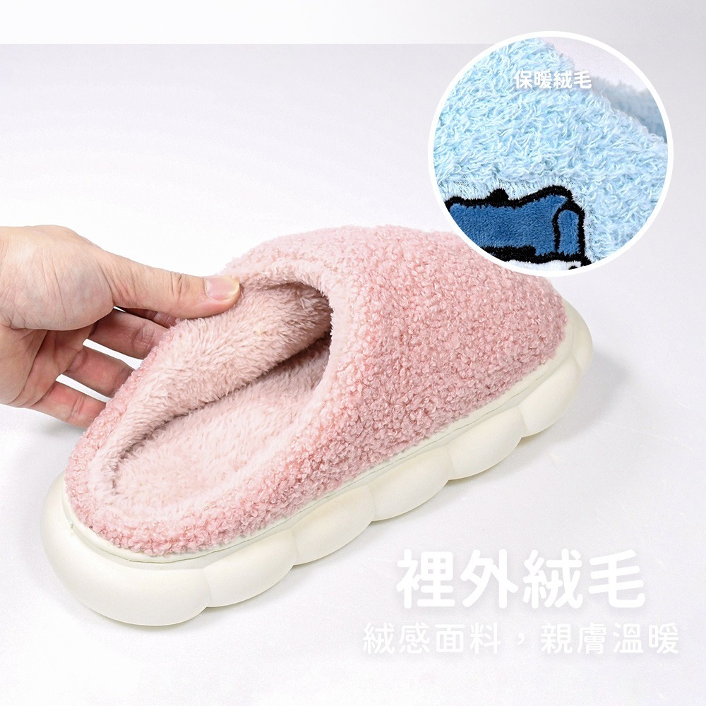 SNOOPY史努比- 貼布繡泡泡止滑氣墊拖鞋 SN930【MORINO】-細節圖7