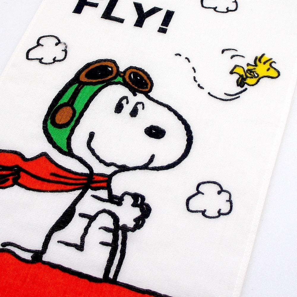 SNOOPY史努比-【超值6條組】MIT印花紗布童巾/小毛巾_單條_27*50cm SN206-8【MORINO】-細節圖4