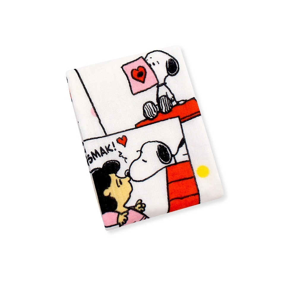 SNOOPY史努比-【超值6條組】MIT印花紗布童巾/小毛巾_單條_27*50cm SN206-8【MORINO】-細節圖8